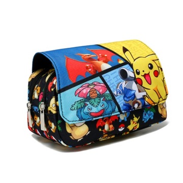 Pokémon Duzy Piórnik z kreskówek dla nastolatek