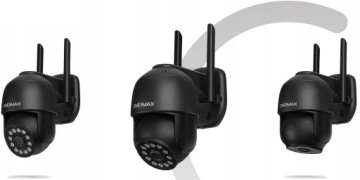 НАРУЖНАЯ ВРАЩАЮЩАЯСЯ КАМЕРА 25s LAN 12 светодиодов IP66 WIFI FULL HD + КАРТА