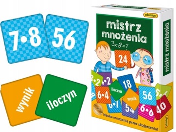 ADAMIGO MISTRZ MNOŻENIA Gra Edukacyjna tabliczka