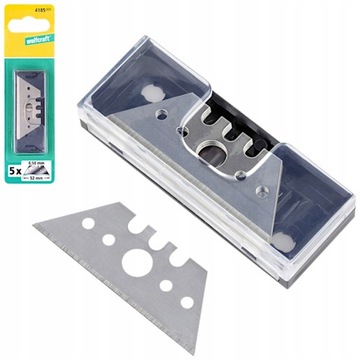 WOLFCRAFT 4185000 ZESTAW OSTRZY TRAPEZOWYCH 5szt