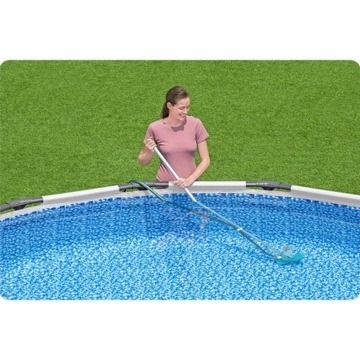 Набор для чистки бассейна, палка 167 см + пылесос + сетка Bestway 58013