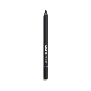 GOSH Matowa kredka do oczu 002 Black wodoodporna