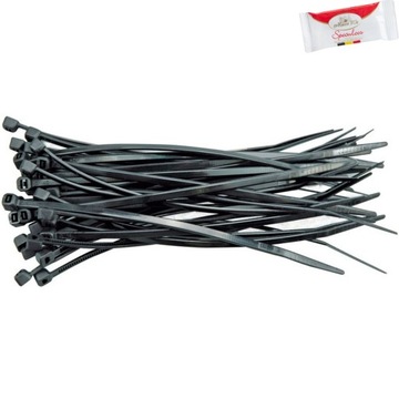 VOREL OPASKI PLASTIKOWE 370X4,8 100SZ CZARNE 73896