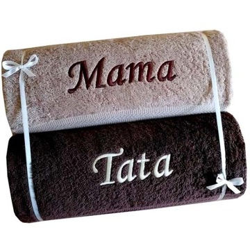 Prezent na święta dla Rodziców pod choinkę Mamy i Taty RĘCZNIKI oryginalny