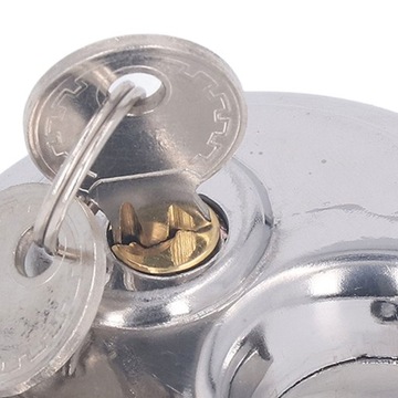 36 шт., навесной замок из нержавеющей стали 201, дисковый замок 70 мм с фитингом