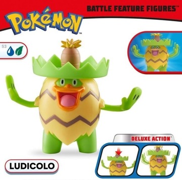 Фигурка Pokemon Ludicolo Kappalores с функцией атаки Deluxe Action Attack
