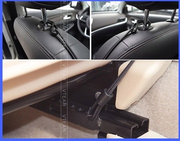 Сетка-органайзер между сиденьями с крючками, 3-х слойная.