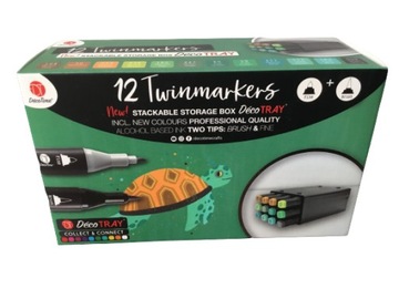 Twinmarkers Маркеры двусторонние DecoTime 12 шт.