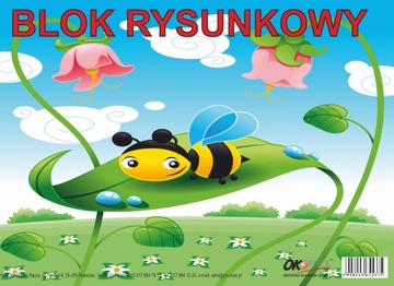 Blok Rysunkowy A4 18 kartek Biały