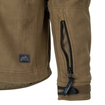 Bluza Męska Polarowa Polar Kurtka Helikon Patriot Gruba i Ciepła Czarna 3XL