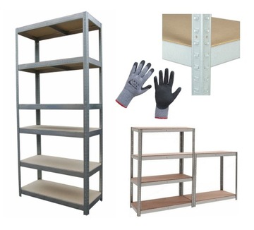 Regał magazynowy metalowy 224x90x40 6 półek 220 kg
