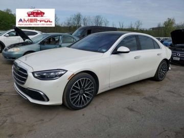 Mercedes Klasa S W223/V223 2022 Mercedes-Benz Klasa S 2022r., 4x4, 4.0L 4.0 Hybryda 496KM
