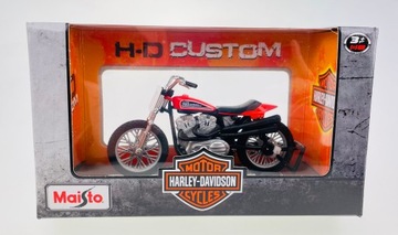 Металлическая модель HD 1972 XR750 Гоночный мотоцикл 1/18
