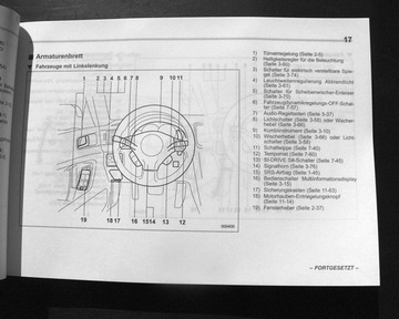 SUBARU Legacy & Outback 2007 - Руководство пользователя на немецком языке