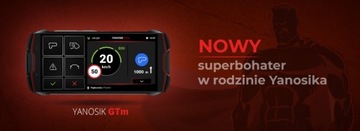 Yanosik GTm с сенсорным экраном + подписка на 12 MC