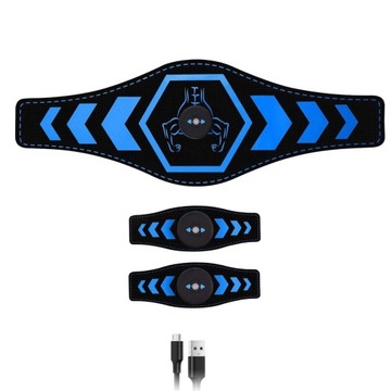 EMS ABS Trainer Pas ujędrniający brzuch Ładowalny sprzęt fitness USB