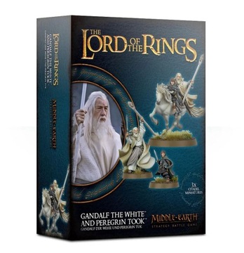 LORD OF THE RINGS GANDALF THE WHITE & PEREGRIN