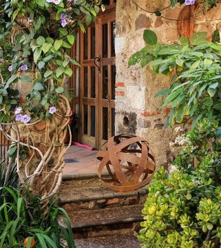 Шаровое украшение для сада, польское украшение для террасы в деревенском стиле, цветочный горшок, качество 20 см