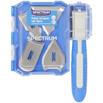 Zestaw skrobaków do farby Spectrum 5 elementów