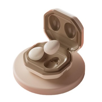 Mini bezprzewodowe słuchawki douszne z redukcją szumów z etui ładującym V5.3 Low Khaki