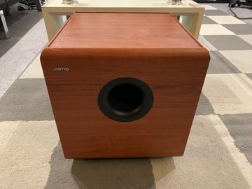 Отличный активный сабвуфер JAMO s40SUB 120W 21CM Вишня/Бук CHANCE