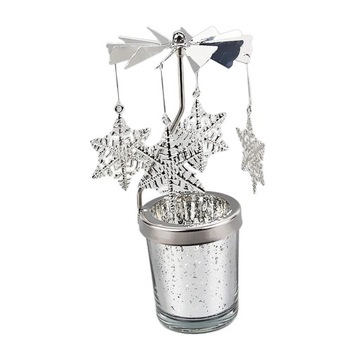 Rotating Candlestick Rotating Snowflake