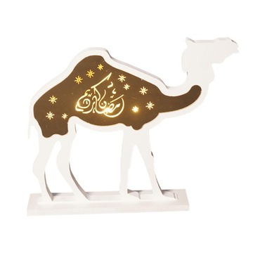 goc/Islamski Eid Mubarak drewniane ozdoby Ornament