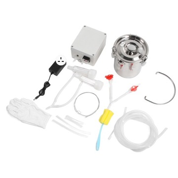 Электрическая доярка объемом 3 л без помощи рук с силиконовой чашкой из нержавеющей стали и отверстием для трубки