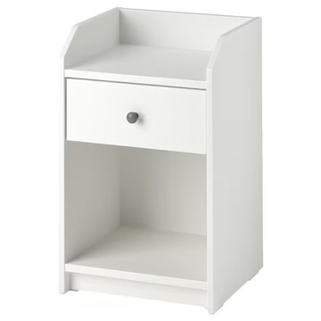 IKEA HAUGA Stolik nocny biały 40x36 cm