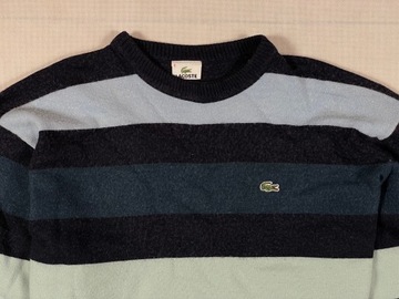 Lacoste sweter męski logo unikat szeroki XXL 3XL