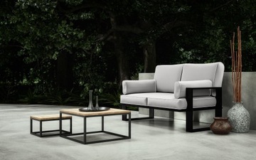 OUTDOOR GREY 2-местный садовый диван, 130 см