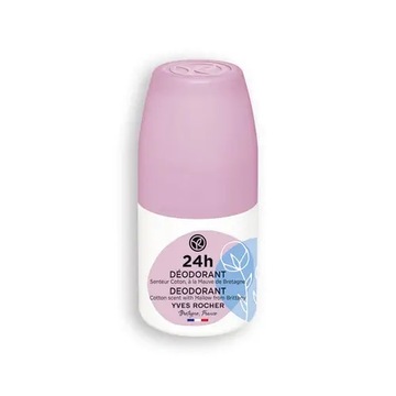 YVES ROCHER Dezodorant o zapachu bawełny, z malwą z Bretanii 24 h
