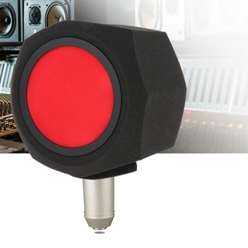 Микрофон Губка Микрофон Восьмиугольный Красный