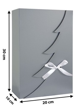 30x20x10CM БЕСПЛАТНАЯ РОЖДЕСТВЕНСКАЯ ПОДАРОЧНАЯ КОРОБКА 1518