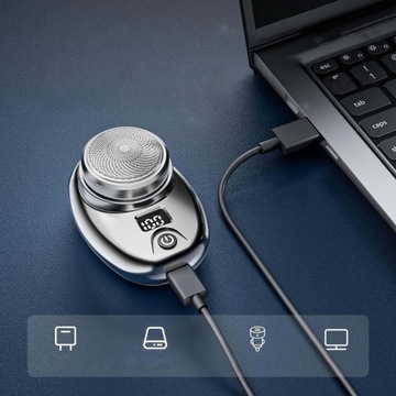 ПОРТАТИВНАЯ ВОДОНЕПРОНИЦАЕМАЯ ЭЛЕКТРОБРИТВА USB 150 МАЧ