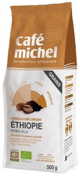 Kawa ziarnista arabica sidamo etiopia fair trade bio 500 g cafe michel