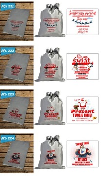 ПОДАРОЧНЫЙ СУМОК ДЕД МОРОЗ ВАШЕ ИМЯ 26х35