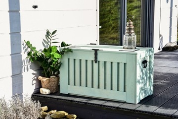 ECOSTYL ДЕРЕВЯННЫЙ ЯЩИК - цвет МЯТА, 140л