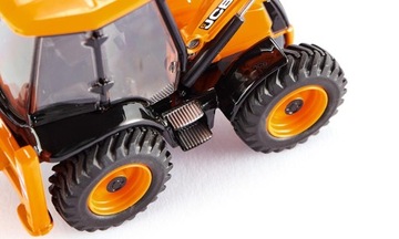 КОЛЕСНЫЙ МЕТАЛЛИЧЕСКИЙ ЭКСКАВАТОР-ПОГРУЗЧИК SIKU 3558 JCB 4CX