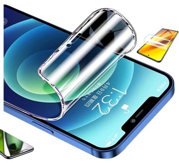 Folia Ochronna Hydrożelowa Do IPHONE 13 MINI MOCNAHybrydowa Kauczukowa MOC