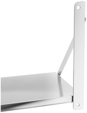 Складная стальная настенная полка для общественного питания