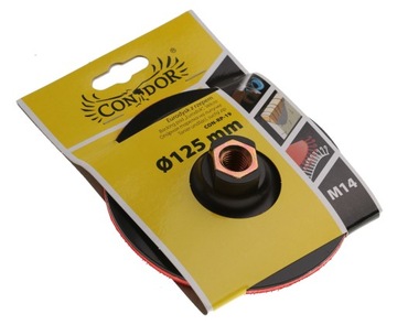 НАСАДКА ДЛЯ ДИСКОВОЙ ШЛИФОВАЛЬНОЙ МАШИНЫ С ЛИПУЧКОЙ 125