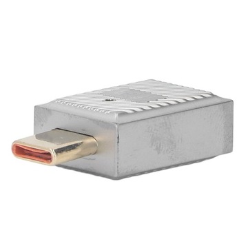 Переходник USB «мама» на USB-C «папа», прямой со световым преобразователем 10 Гбит/с, 120 Вт