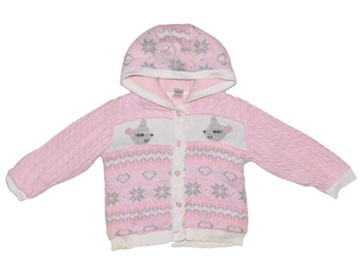 TU SWETEREK SWETER KURTKA OCIEPLANY 12-18M 80-86