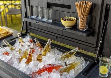 PATIO COOLER BEVERAGE мобильный стол для барбекю Холодильник для льда