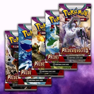 НАБОР КОЛЛЕКЦИОННЫХ КАРТ POKEMON MEGA BOX PALDEA EVOLVED 360 ШТ.