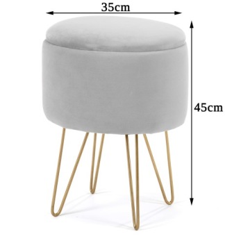 ЛИЛИ БЕЖЕВЫЙ ОТКРЫВАЮЩИЙСЯ ПУФ