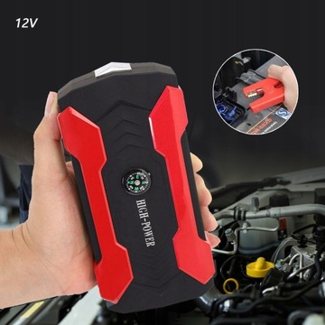 POWERBANK ROZRUSZNIK BOOSTER JUMP STARTER MOCNY Z LATARKĄ LED 28000MAH
