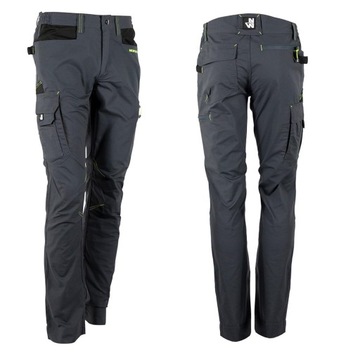 Spodnie robocze SZARE SLIM FIT STRETCH 56 XL