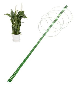 Stalowa Podpora do Kwiatów Warzyw zielona 120cm